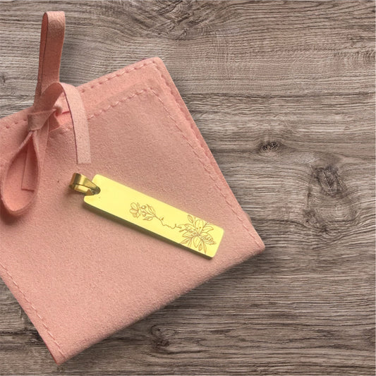 Dein Moment. Für immer. – Personalisierter Kettenanhänger mit Fineline-Gravur