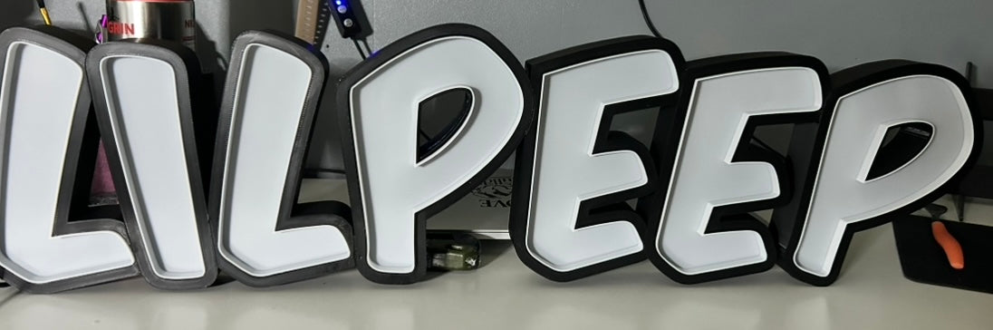 💡 Personalisiertes LED-Namensschild aus dem 3D-Drucker – Dein Name im besten Licht! 💡