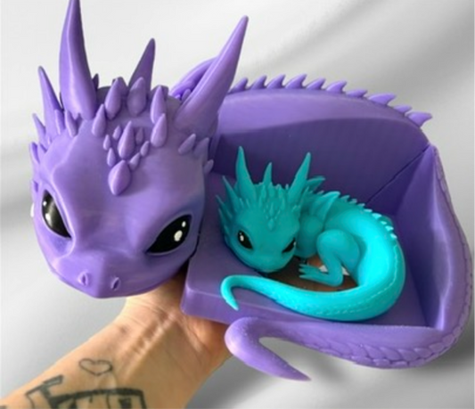 Magischer 3D-Druck-Aufsteller “Drache” für deine Toniebox – Ordnung mit Fantasie!
