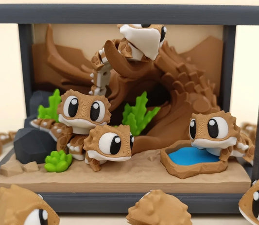 🦎 3D-Terrarium mit Geckos – Spiel & Spaß für Groß und Klein! 🌿