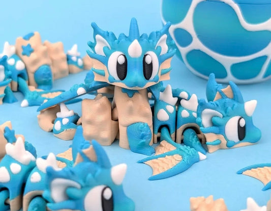 🐉 3D-Drachen mit Drachenei – Fantasie & Spielspaß für Groß und Klein! 🪄
