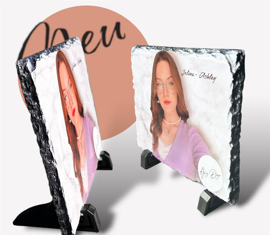 🖼️ Edle Schieferplatte – personalisiert & einzigartig ✨