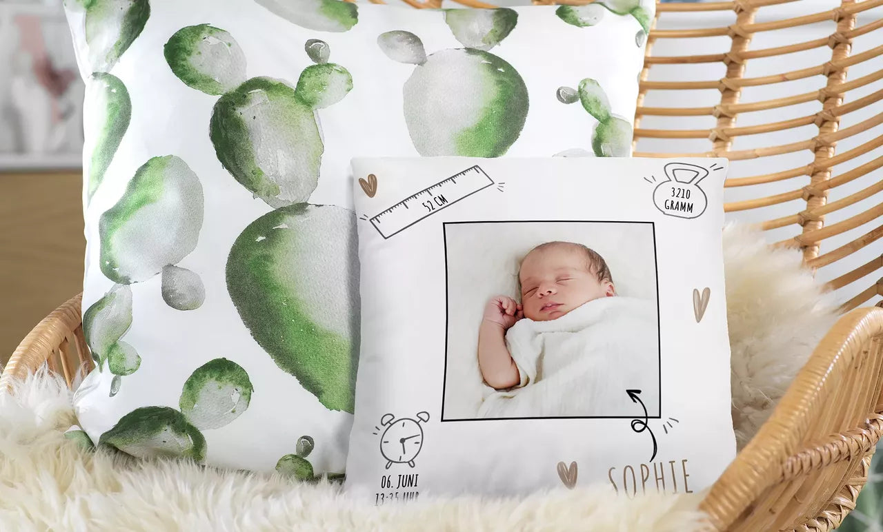 Personaliserte kissen für jeden anlass...